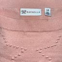 Rafaella Sweater Top in Rose Pink size Large Photo 2