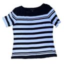 Tommy Hilfiger  Womens Size M Short‎ Sleeve Striped Cotton T-Shirt​​ Photo 2