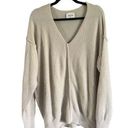 Wilfred  Free Alpaca Wool white oversized Vneck Sweater size Medium Photo 0