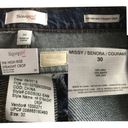 Skinny Girl High-Rise Str8 Crop Distressed Jeans 30 Photo 8