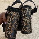 Parker & Sky Open Toe Brocade Heel  Photo 2