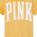 PINK - Victoria's Secret PINK Victoria’s Secret Oversized Campus Tee Yellow Photo 1