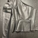 BCBGMAXAZRIA Faux Leather Top Photo 1