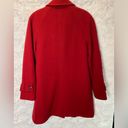 London Fog  Red Wool Peacoat Size SM Photo 7