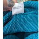 The Sei Strappy Halter Midi Dress Body Con Turquoise Blue Nubby Knit NWT Small Photo 7