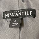 J.Crew  MERCANTILE Wool Grey Coat Cocoon Ladies size 6 Photo 9