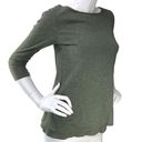 J.Jill  Pure Jill Womens Size XS Green TShirt Top Round Neck Comfort Photo 9