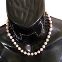 Monet Vintage  white and gold beaded costume necklace signed Photo 0