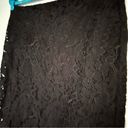 J.Jill NWT  Black Eyelet Professional Work Pencil Skirt Size 12 Photo 2