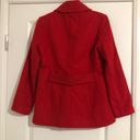 Old Navy Red Peacoat Photo 1