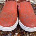 Olukai  Pehuea Lau Paprika Leather Lei Drop in Heel Easy On/Off Slip On 6.5 EUC! Photo 3