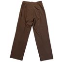 Briggs New York Womens Straight Leg Hi Rise Dress Pants Trousers Brown Sz 10 EUC Photo 3