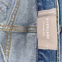 Everlane  Medium Wash Blue Denim Cheeky Cut-Off Jean Shorts Women's Size 25 Photo 6