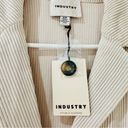 Industry  Corduroy Single Button Blazer/Jacket - Cream - NWT - Size S Photo 2