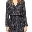 Zadig & Voltaire Remus Liberty Floral Dress Size Medium Black Smocked Photo 3