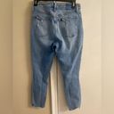 Abercrombie & Fitch  curve love distressed skinny high rise jeans. Sz 27 Photo 3