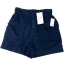 Joie  | Cotton Linen Navy Midnight Hemlock High Waist Shorts Photo 0