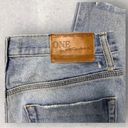 One Teaspoon  Light Wash Raw Hem Straight Leg Jeans Size 25 Petite Photo 7