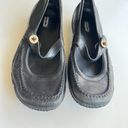 Patagonia ‎ Stitched Mary Jane Button Strap Womens Size 8 Shoes Poppy Black Photo 1