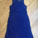 Sam Edelman  sleeveless blue mini pleated dress size 12 Photo 0