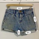 SO  Women’s High Rise Mom Shorts Denim Jean Short Light Blue Wash Size 9 Photo 4