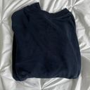 Francesca's  navy blue Oxford cropped sweatshirt Photo 2