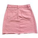 Pretty Little Thing NWTS 💗SIZE 4💗PINK DISTRESSED DENIM MINI SKIRT WITH POCKETS Photo 6