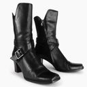 Harley Davidson ✦ Black Leather Heeled Boots Photo 1