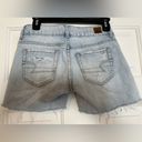 American Eagle  Distressed Denim Shorts 0 shorts low rise shorts with rips SKU 10 Photo 2