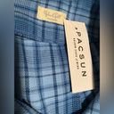 Brandy Melville NWT  John Galt California PacSun Light Blue Plaid Cara Mini Skirt Photo 13