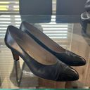 Salvatore Ferragamo  Leather Block Heel Shoes, (Made in Italy) Size 10 Photo 9