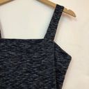 Bobeau NEW NWT  Ribbed Marl Tank Navy Blue White Sleeveless Square Neck Top Small Photo 4