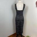 Hunter Bell  Gray Chastain Crossover Midi Pencil Dress Size 4 Photo 5