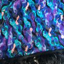 Maaji Bleu Saddles Fringe Kimono Swim Pool Coverup Horses Mermaid Purple Teal M Photo 3