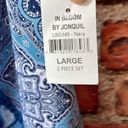 In Bloom Blue Paisley Print  by Jonquil Lace Trim V-Neck Camisole Photo 7