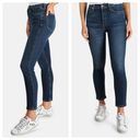 RE/DONE  COMFORT STRETCH HIGH RISE CROP JEAN IN MIDNIGHT BLUE Photo 1