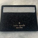 Kate Spade  ♠️ black sparkly small card holder. Photo 4