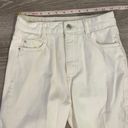 ZARA white high rise mom jeans Photo 3