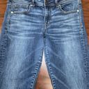 American Eagle Kick Boot Dark Wash Super Stretch Denim Jeans Size 10 Short Photo 1