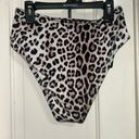 cheetah print high waisted bikini bottoms Multi Size M Photo 1