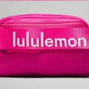 Lululemon NEW & IMPROVED SONIC PINK  Everywhere Belt Bag White Wordmark Photo 1