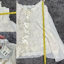 Victoria's Secret Y2K  babydoll lace lingerie with thong white lace size Large Photo 4