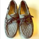 Sperry  Top-Sider Boat Shoes Gray Quilted Wool look Photo 6