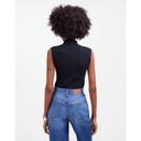 Madewell  Funnelneck Cropped Muscle Tee Black Size M NWT Photo 1