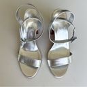 Christian Louboutin  Miss Sabina Metallic Sandals in Silver Photo 3