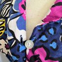 Vera Bradley  African Violet Womens Shirt Size XS Sleep Button Front Blue Photo 97