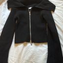 ZARA Black Zip Up Photo 1