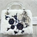 Christian Dior  Mini Embellished Faux Fur Lady Dior Bag Photo 0