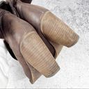sbicca  Chord Fold-Over Boots Taupe Brown Heeled Size 7 Photo 6