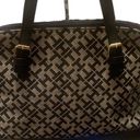 Tommy Hilfiger  Satchel Purse Black/Tan Photo 1